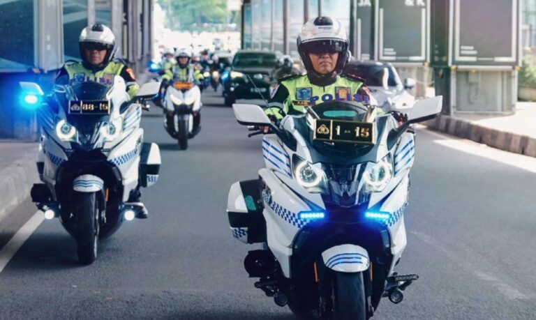 Kakorlantas Polri Patroli Keamanan Pilkada Serentak