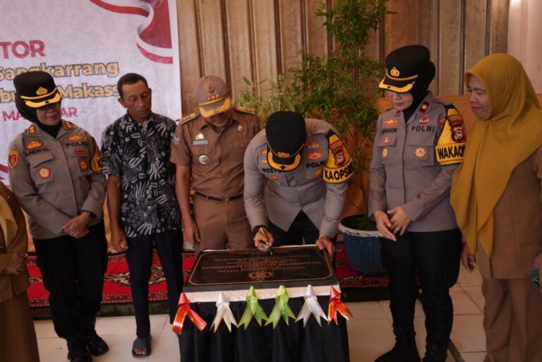 Kapolres Pelabuhan Makassar Resmikan Kantor Polsubsektor Kepulauan Sangkarrang
