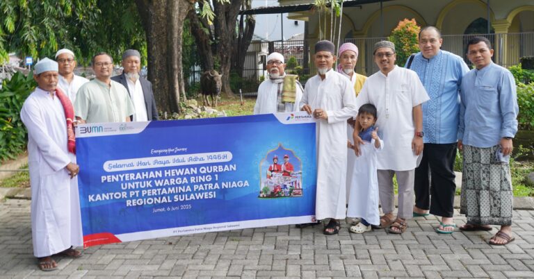 Pertamina Patra Niaga Sulawesi Dukung Gerakan Kurban Asik Tanpa Sampah Plastik pada Peringatan Idul Adha 1446 H*