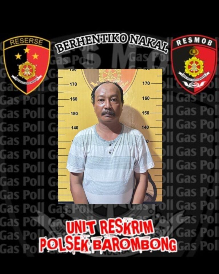 Polsek Barombong Tangkap Spesialis Pencurian Rumah Kosong, Kerugian Korban Capai Rp27 Juta