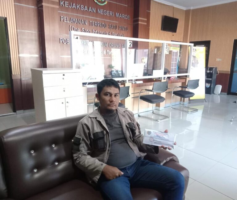 LSM Kipfa RI Apresiasi Kinerja Kejari Maros Atas Kasus Dugaan Korupsi