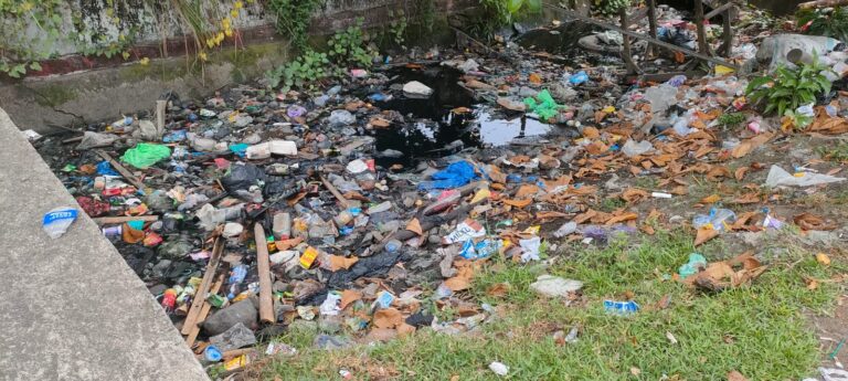 Sampah Berserakan di Jalan Galangan Kapal Jadi Tontonan Warga Melintas
