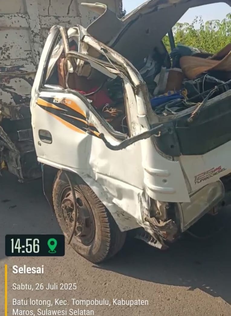 Lidik Pro: Tumpahan Material Cor di Toddo Pulia Sudah Bahayakan Banyak Pengguna Jalan