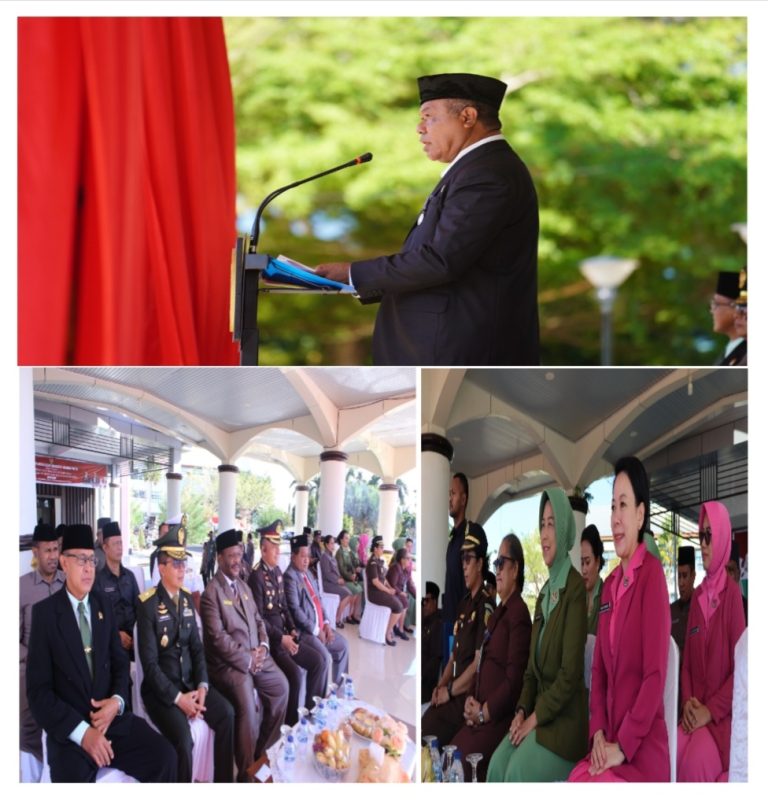 Kasdam XVIII/Kasuari Hadiri Upacara Hari Lahir Pancasila 2026 : Perkokoh Persatuan dan Semangat Kebangsaan