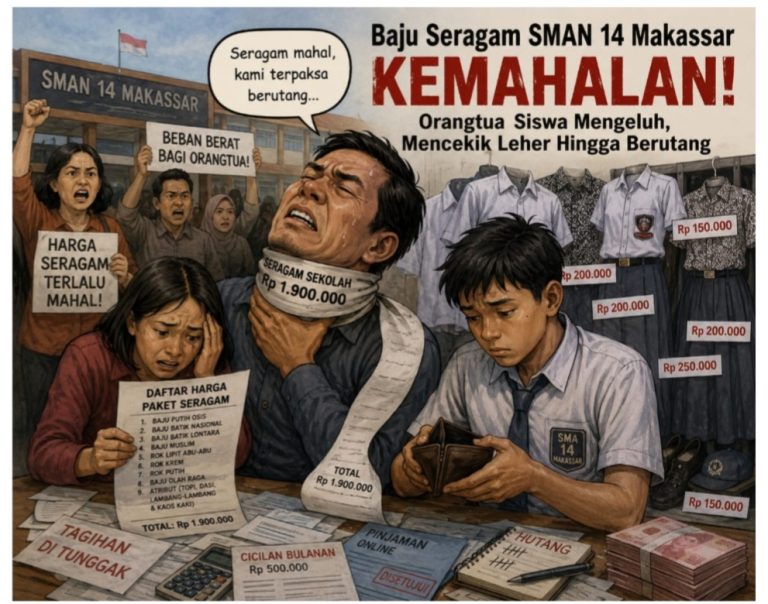 Ngeri !! Harga Seragam Di SMAN 14 Rp1,9 Juta, Orangtua Siswa Tercekik