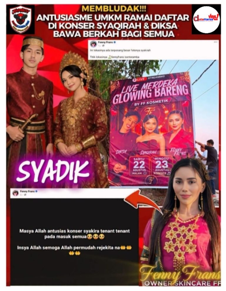 MEMBLUDAK !! ANTUSIASME UMKM RAMAI DAFTAR DI KONSER SYADIK, DEFINISI BAWA BERKAH BAGI SEMUA