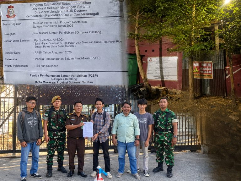 ANGGARAN RP1,16 MILIAR DIPERTANYAKAN! DPP GAPI DESAK KEJATI SULSEL TELAAH DUGAAN KEJANGGALAN PROYEK SD INPRES CILALANG