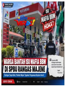 Warga Bantah Isu Mafia BBM di SPBU Rangas Majene 