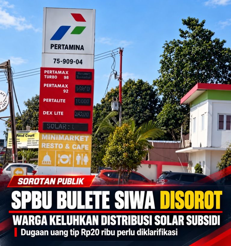 SPBU Bulete Siwa Disorot! Warga Keluhkan Distribusi Solar Subsidi, Dugaan Tip Rp20 Ribu Jadi Sorotan