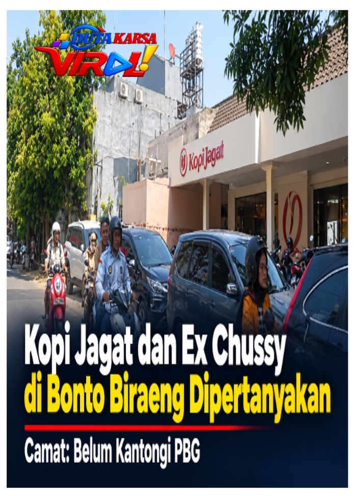 Kopi Jagat dan Ex Chussy di Bonto Biraeng Dipertanyakan, Camat: Belum Kantongi PBG